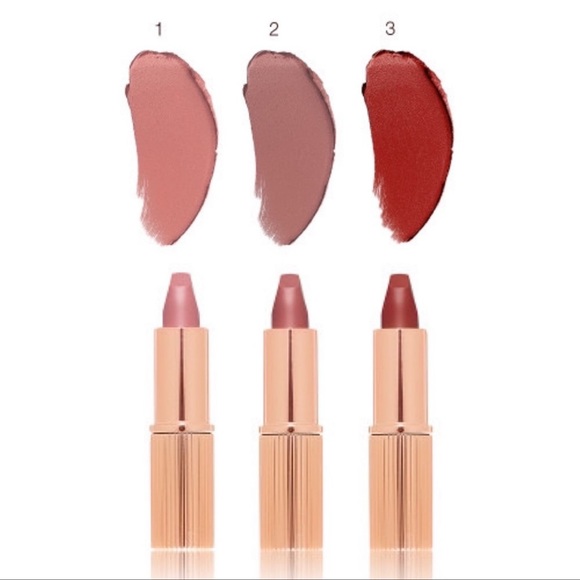 New! Charlotte Tilbury Icon Mini Lipstick Wardrobe - Picture 2 of 7